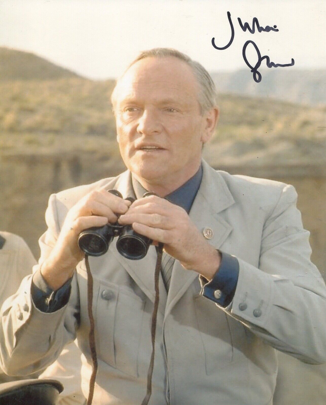 Actor Julian Glover signed INDIANA JONES movie 8x10 Photo Poster painting IMAGE No2