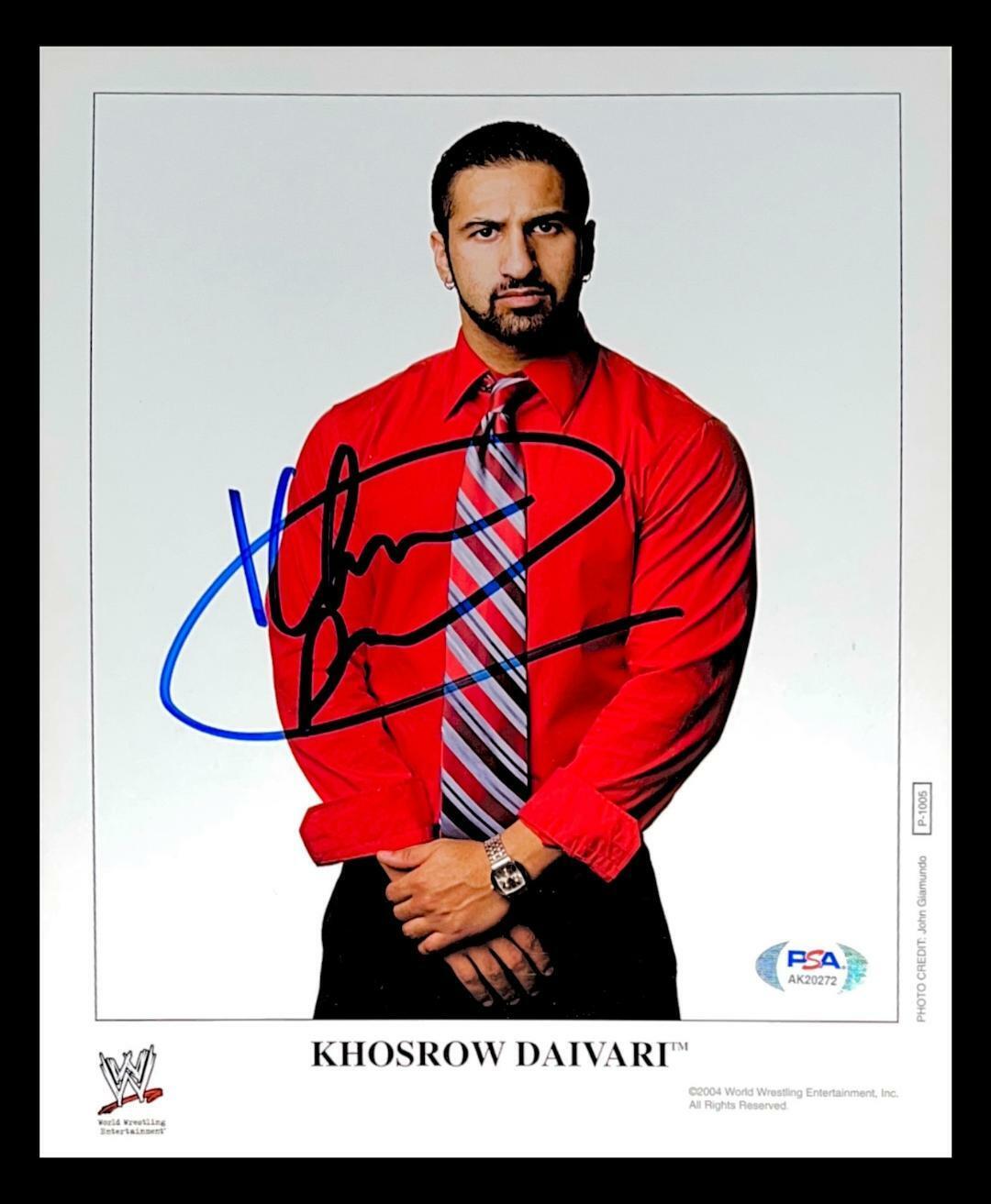 WWE DAIVARI P-1005 HAND SIGNED AUTOGRAPHED 8X10 PROMO Photo Poster painting WITH PSA DNA COA