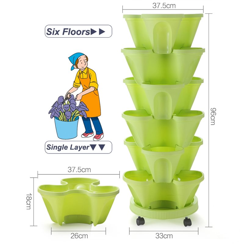Stackable Gardening Pots