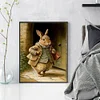 Rabbit-11CT Stamped Cross Stitch 40*50cm