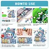 (US Local)Snowman Print DIY Desktop Diamond Art Kits for Home Office Desktop Decor
