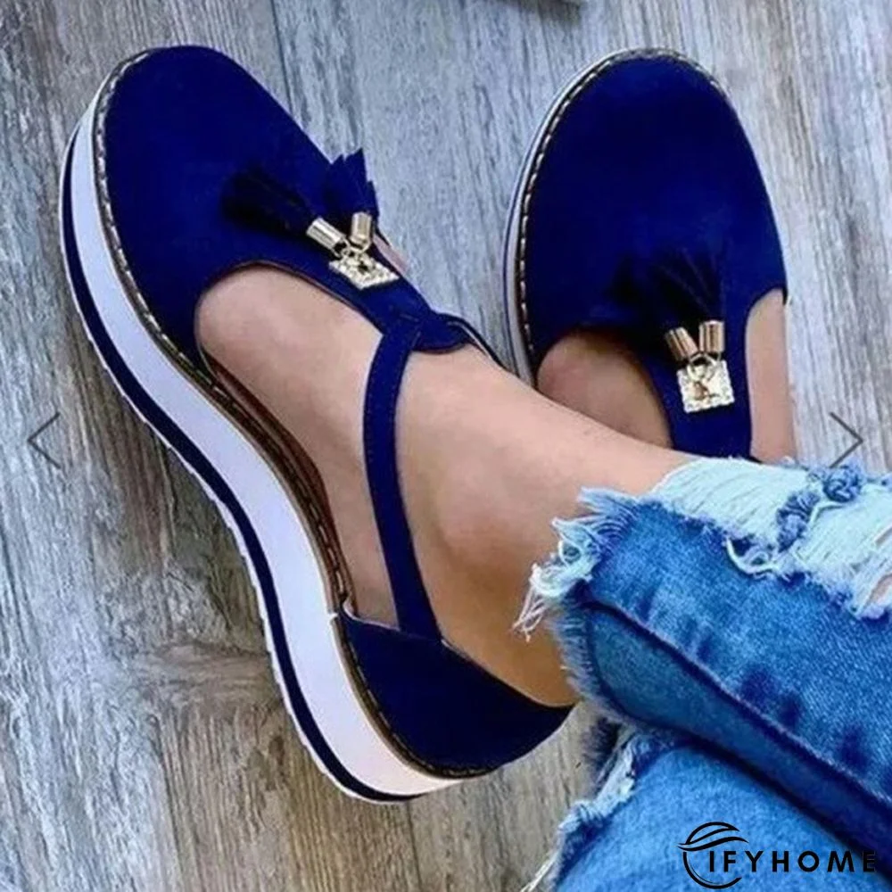 New Women Sandals Buckle Strap Flock Summer Shoes Chaussures Femme Flat Platform Sandalias Plus Size Shoes  Fashion | IFYHOME