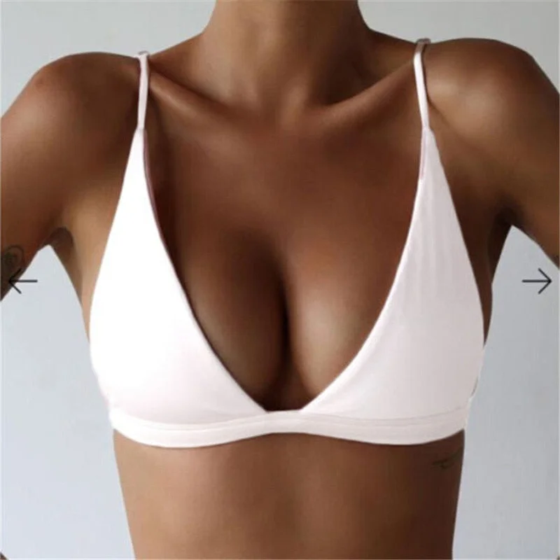 2019 Brazilian Bikini Tops Summer Women Swimsuit Swimwear Sexy Bikinis Bathing Suit Women Swimming Costume Ladies Tops Biquini