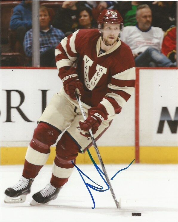 Vancouver Canucks Alexander Edler Autographed Signed 8x10 Photo Poster painting COA M