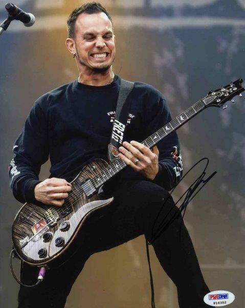 REPRINT - MARK TREMONTI Alter Bridge - Creed Guitar Signed 8 x 10 Photo Poster painting Man Cave