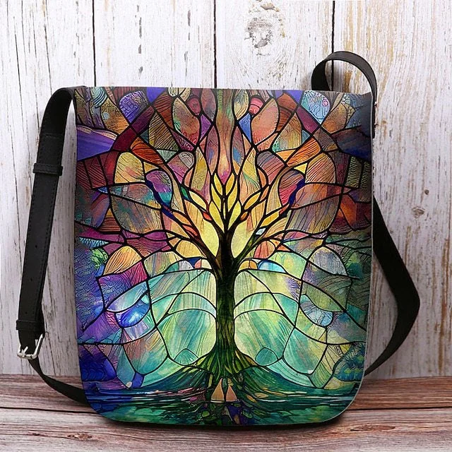 Style & Comfort for Mature Women Women's Abstraction Print Crossbody Bag