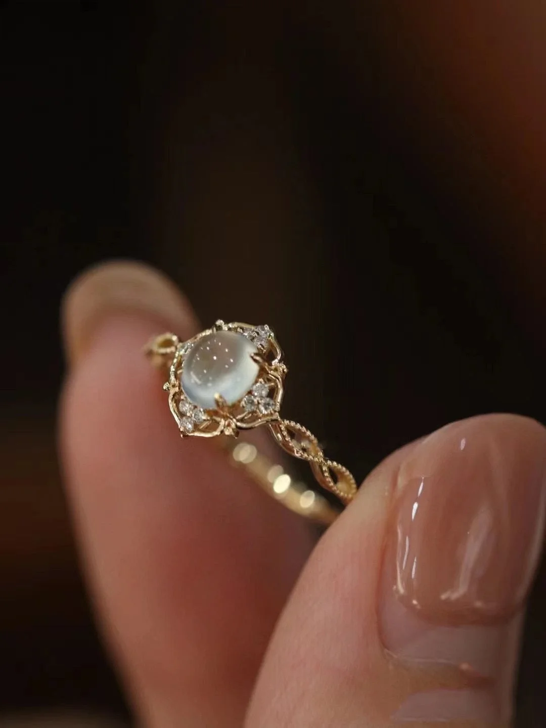 Ophelia Moonstone Ring