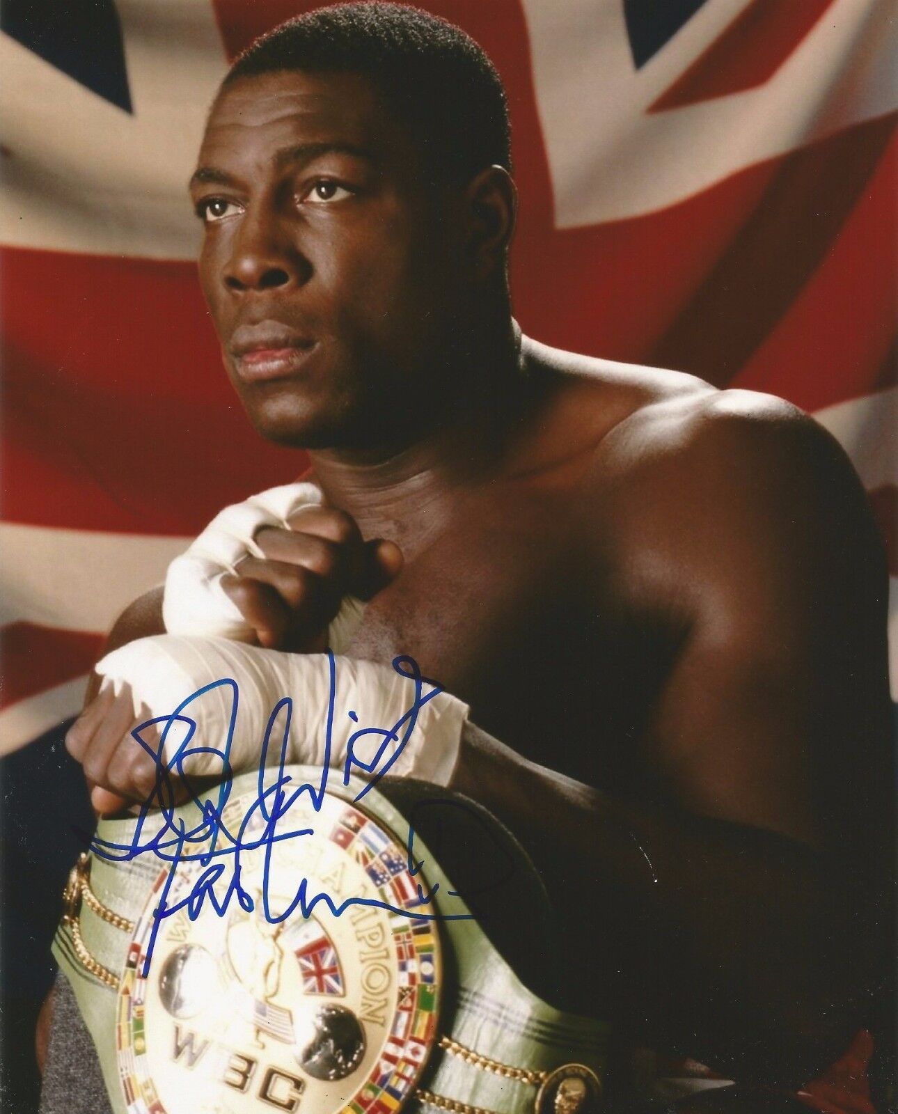 Frank Bruno Signed 10x8 Photo Poster painting AFTAL