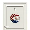 American Eagle Flag Patriotic Wreath 2026 USA 250 Decorations 250th Anniversary Eagle Wreath for 4th of July for Front Door Wall Party Holiday Decoration