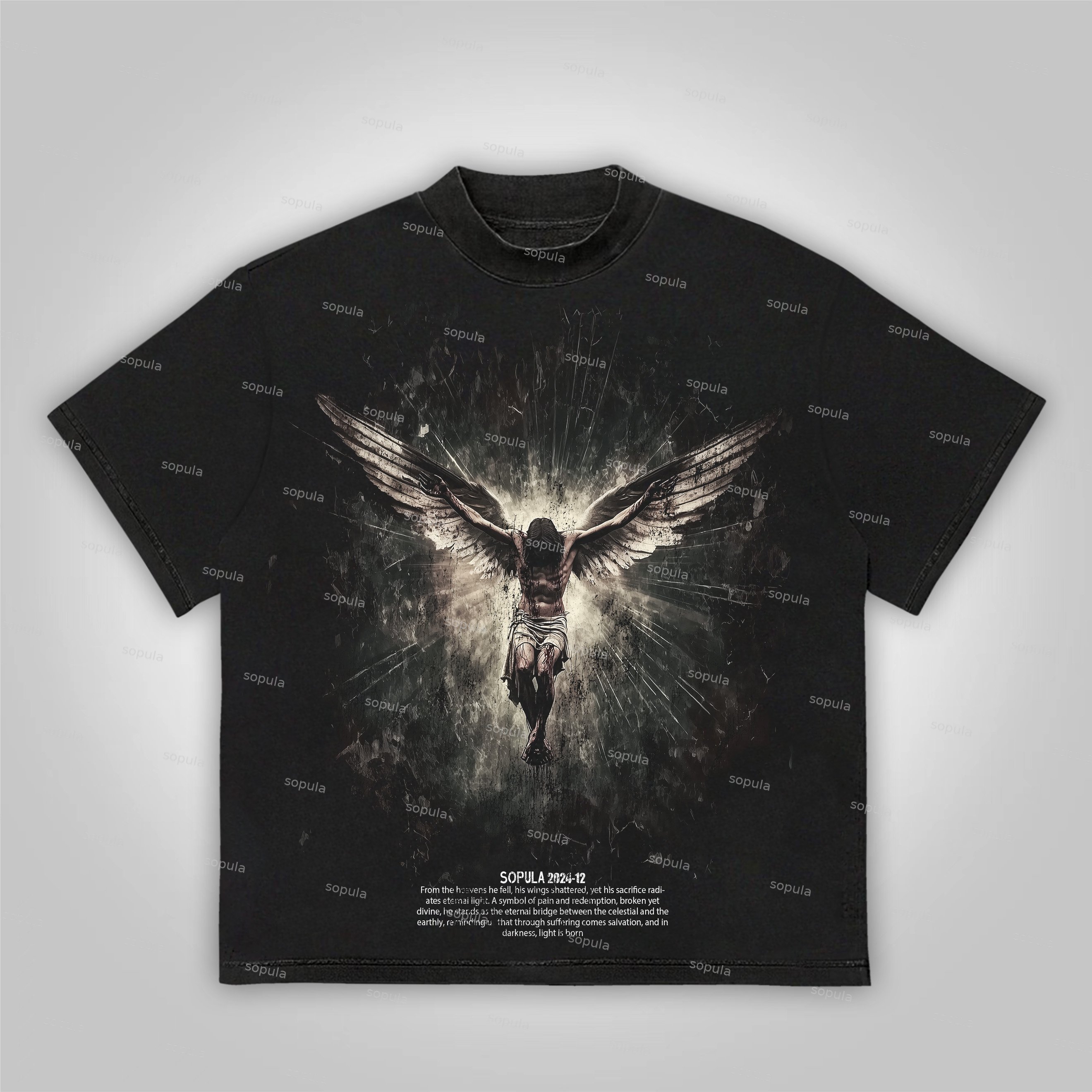 Suffering Brings Salvation Vintage Graphic T-Shirt - SOPULA