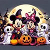 【Limited Stock Sale】Disney Halloween-Mickey Minnie-11CT Stamped Cross Stitch 45*45cm/17.72*17.72in