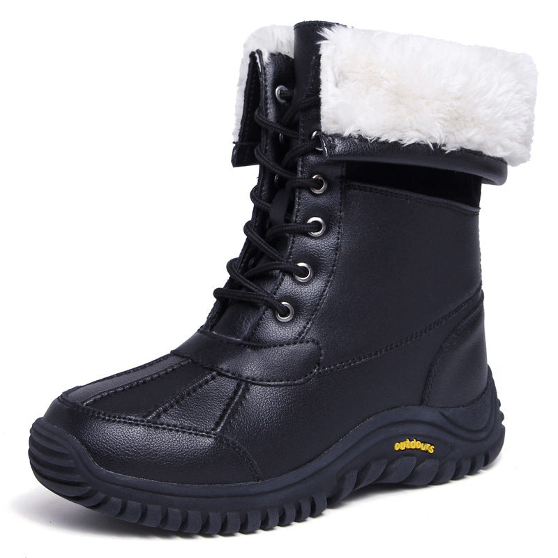 Comelyy High Waterproof Casual Sports Cotton Boots mumuwear