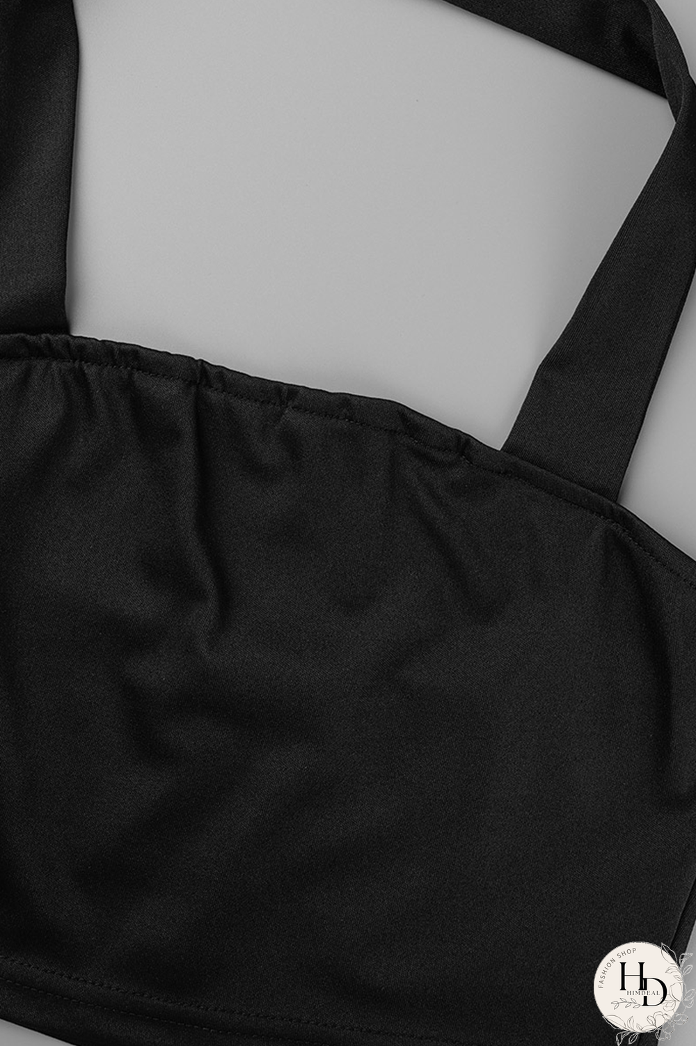 Rose Red Casual Solid Patchwork Halter Sleeveless Two Pieces