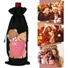 5D DIY Special Shaped Drill Diamond Painting Christmas Bear Wine Bottle Bags Covers Kits