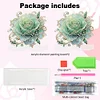 Acrylic Rose 5D DIY Diamond Art Paper Towel Storage Rack Decor for Home Decor