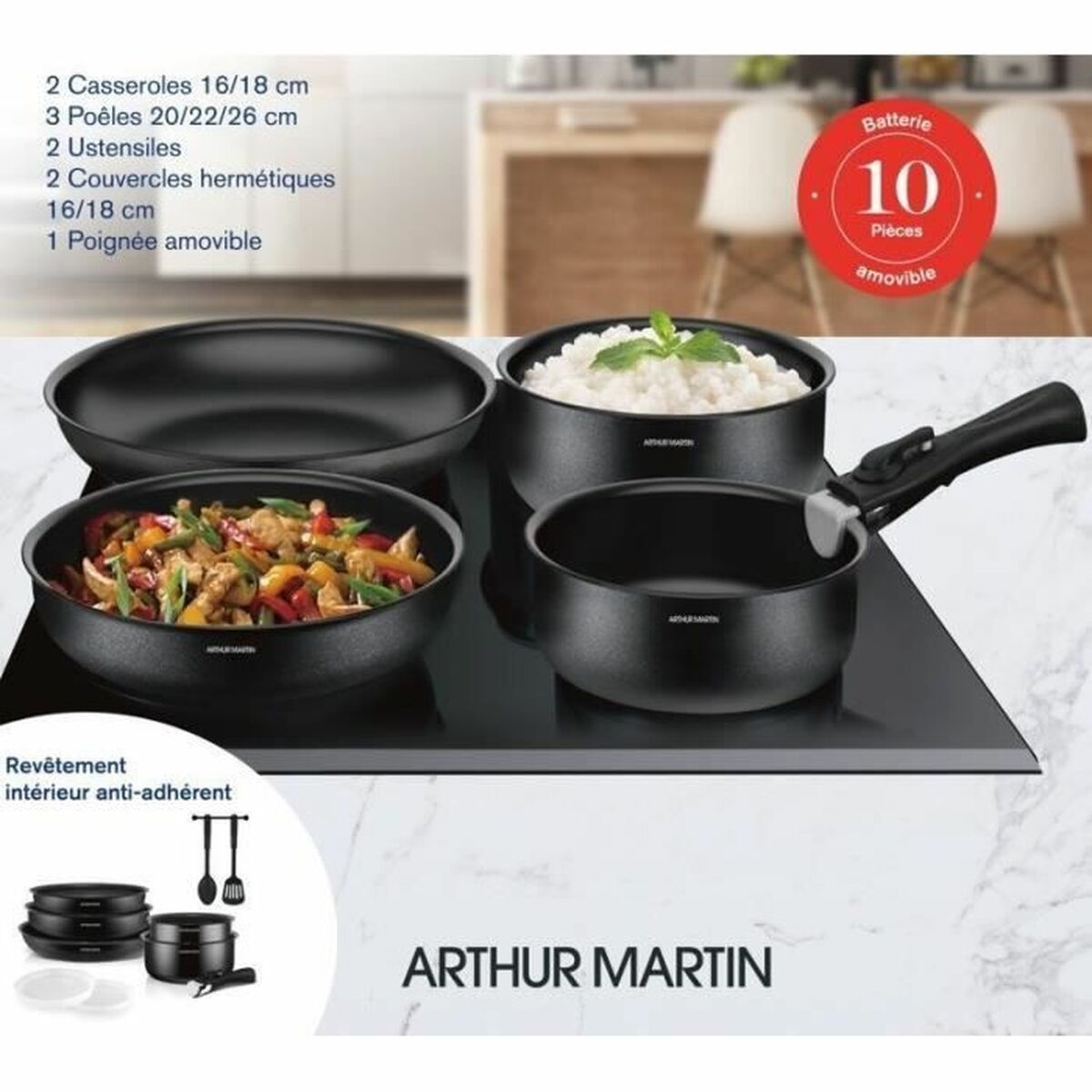 Cookware Arthur Martin  SALE KIM