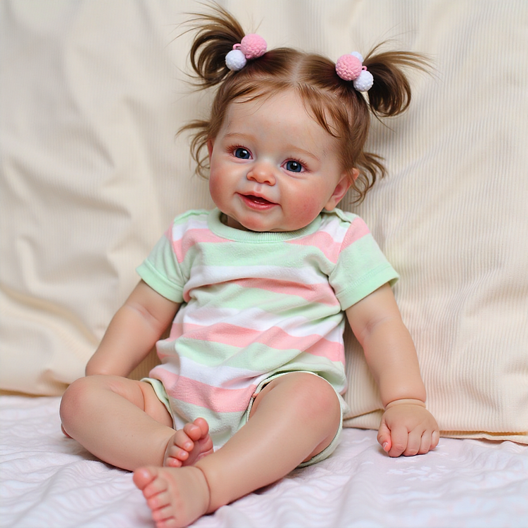 20" Realistic Baby doll Reborn Toddlers Doll Girl Alize Handmade Huggable and Posable