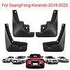 4x Car Mudguards Front Rear Mud Flaps Splash Guards for Ssangyong Korando 19-25
