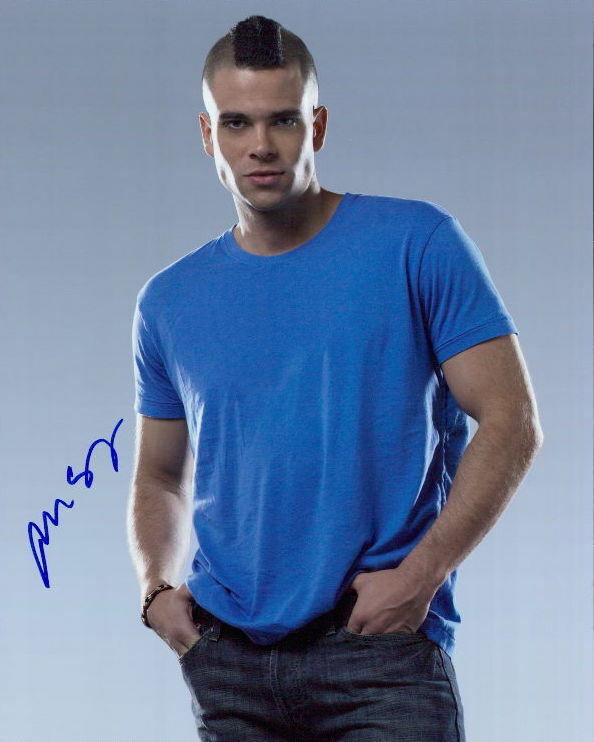 Mark Salling (Glee) signed 8x10 Photo Poster painting in-person