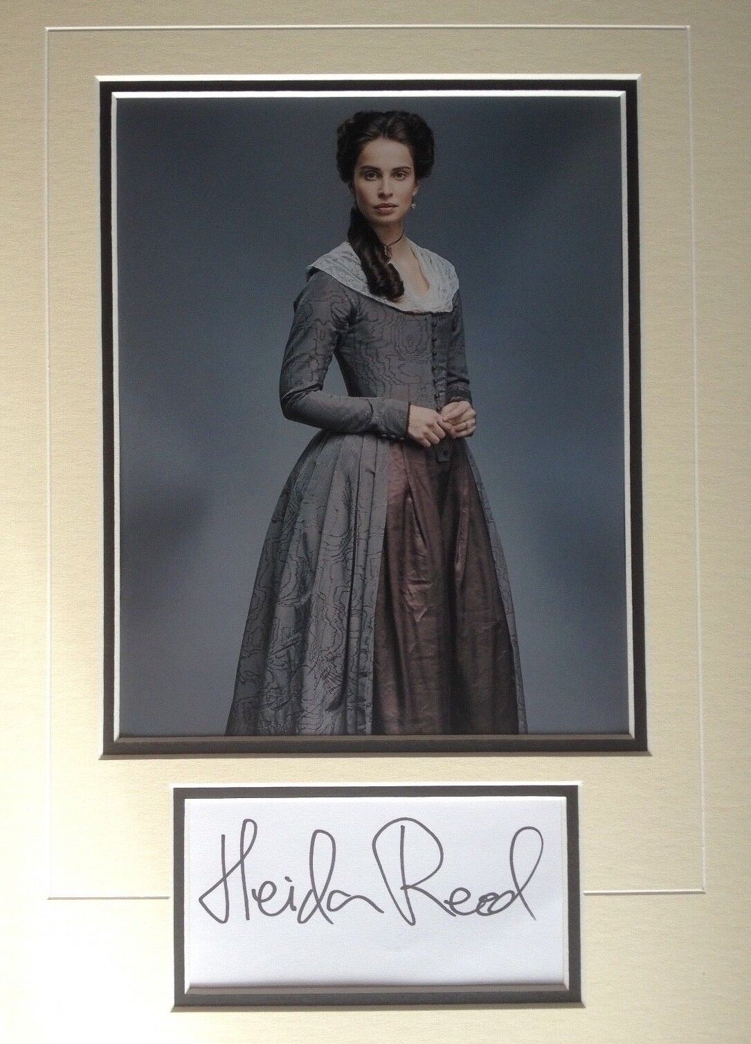 HEIDA REED - POLDARK ACTRESS - EXCELLENT SIGNED Photo Poster painting DISPLAY