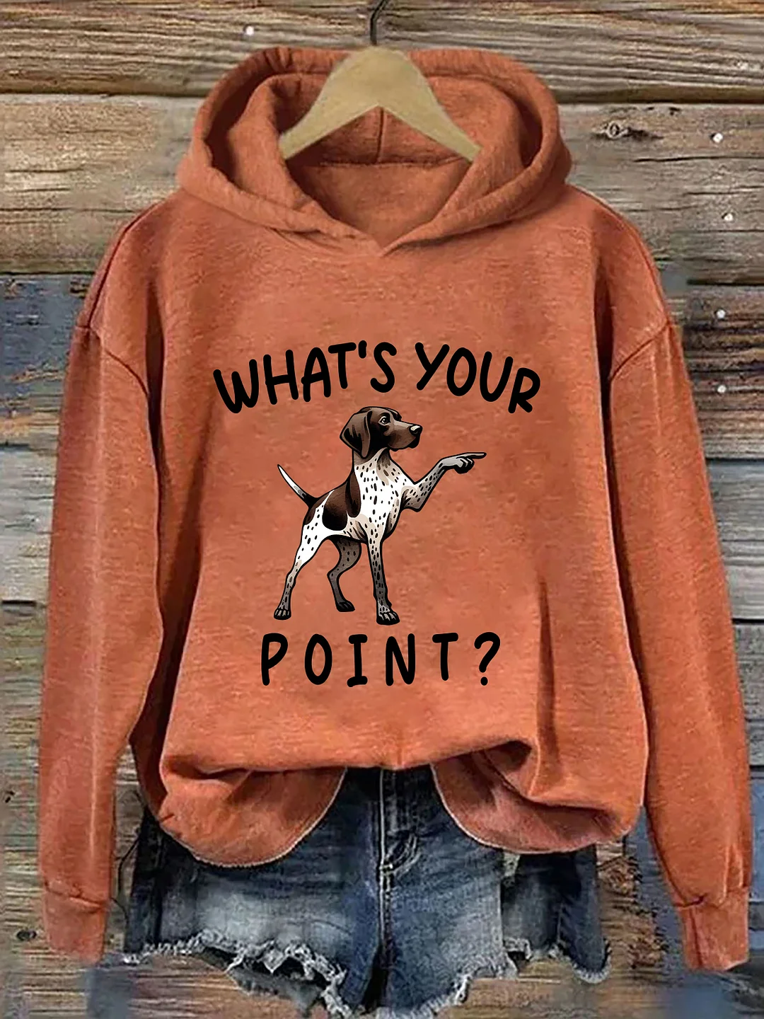 What's Your Point Funny German Shorthaired Pointer Hoodie