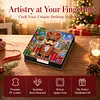 Christmas Nutcracker DIY PU Diamond Painting Note Box 160 Papers Memo Box