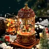 Christmas Carousel Old Man Tree Music Box
