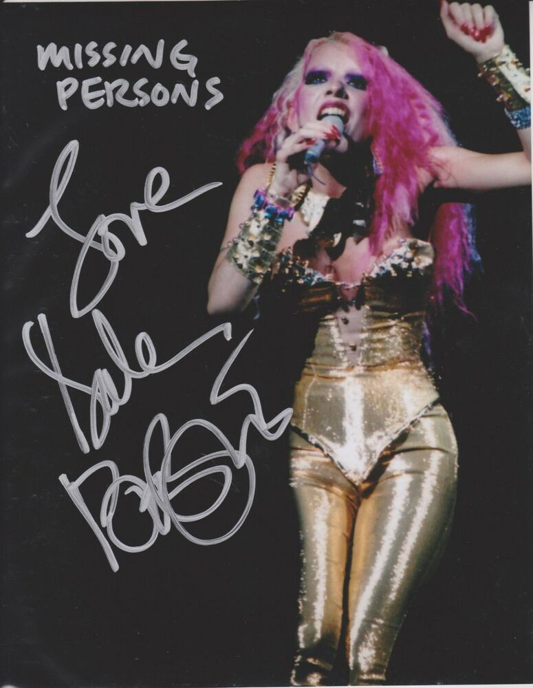 Dale Bozzio Missing Persons Original Signed 8x10 Photo Poster painting #8 At Hollywoodshow