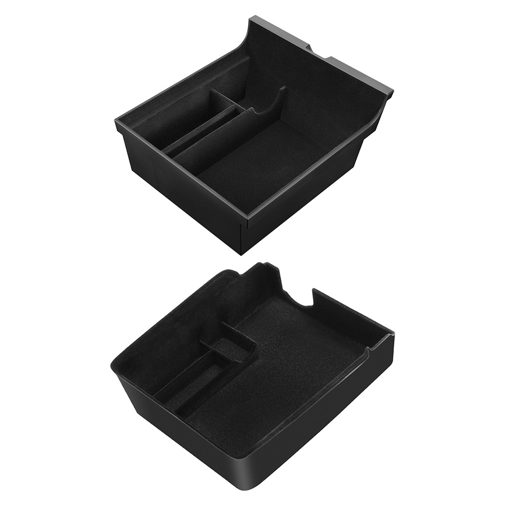 

Console Flocking Organizer Armrest Storage Box for Tesla Model 3 Y 2021, Rear, 501 Original