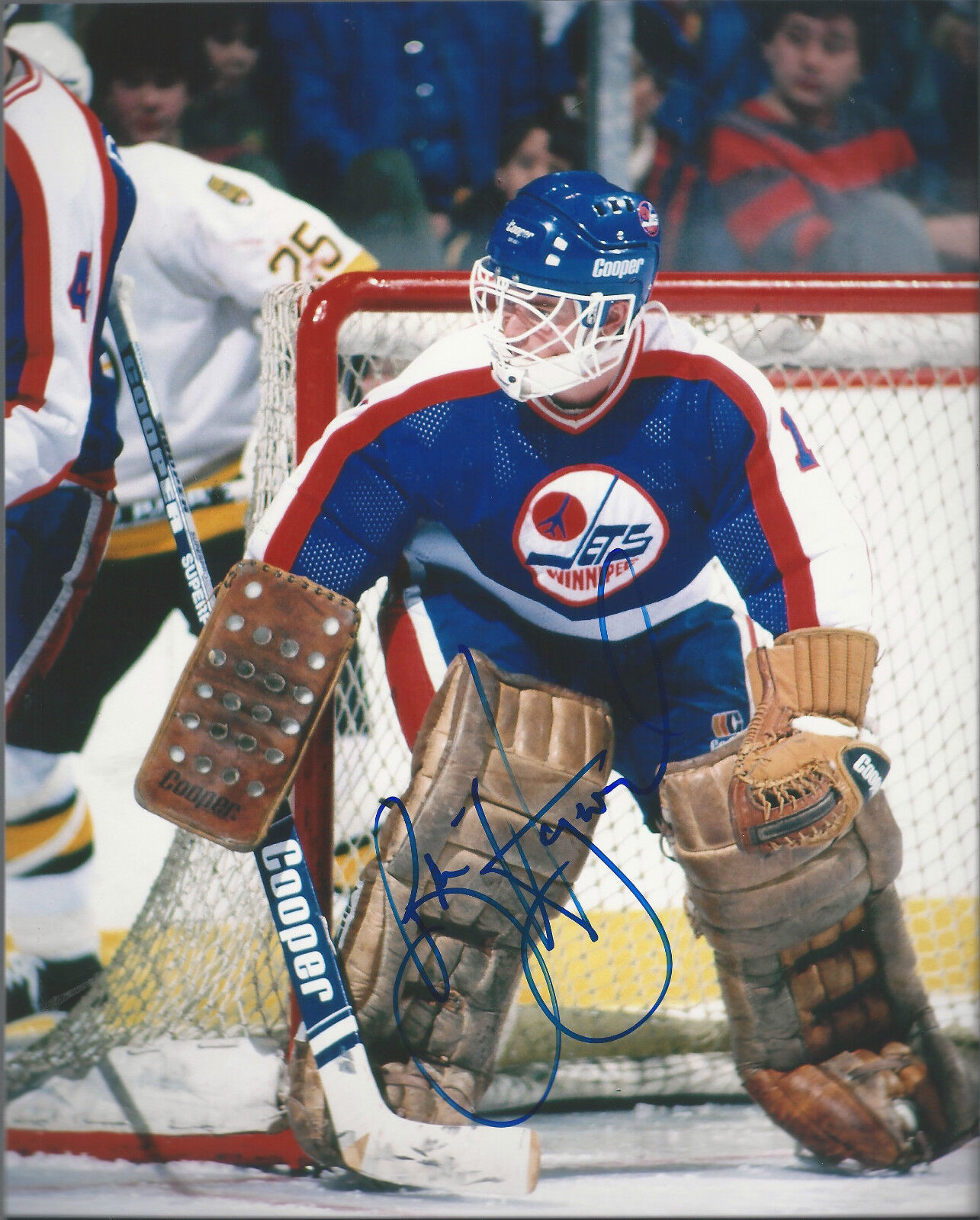 GFA Winnipeg Jets * BRIAN HAYWARD * Signed 8x10 Photo Poster painting AD2 COA