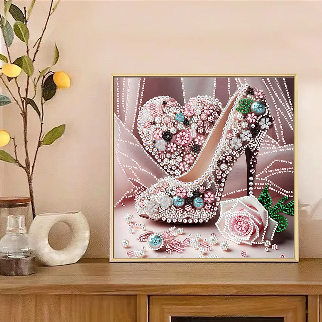 Dream High Heel - Diamond Painting - Partial Special Shaped Drill(Canvas|30*30cm)