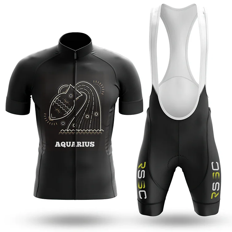 Twelve stars series-AQUARIUS- Men's Short Sleeve Cycling Kit