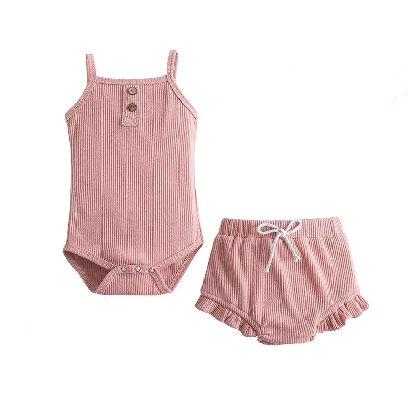 Baby Girls Boys Pajamas Sets Cotton Tops Shorts Pants 2PCS Outfits 12M 24M Infantil 1 2 Years Toddler Kids Girl Home Casual Wear