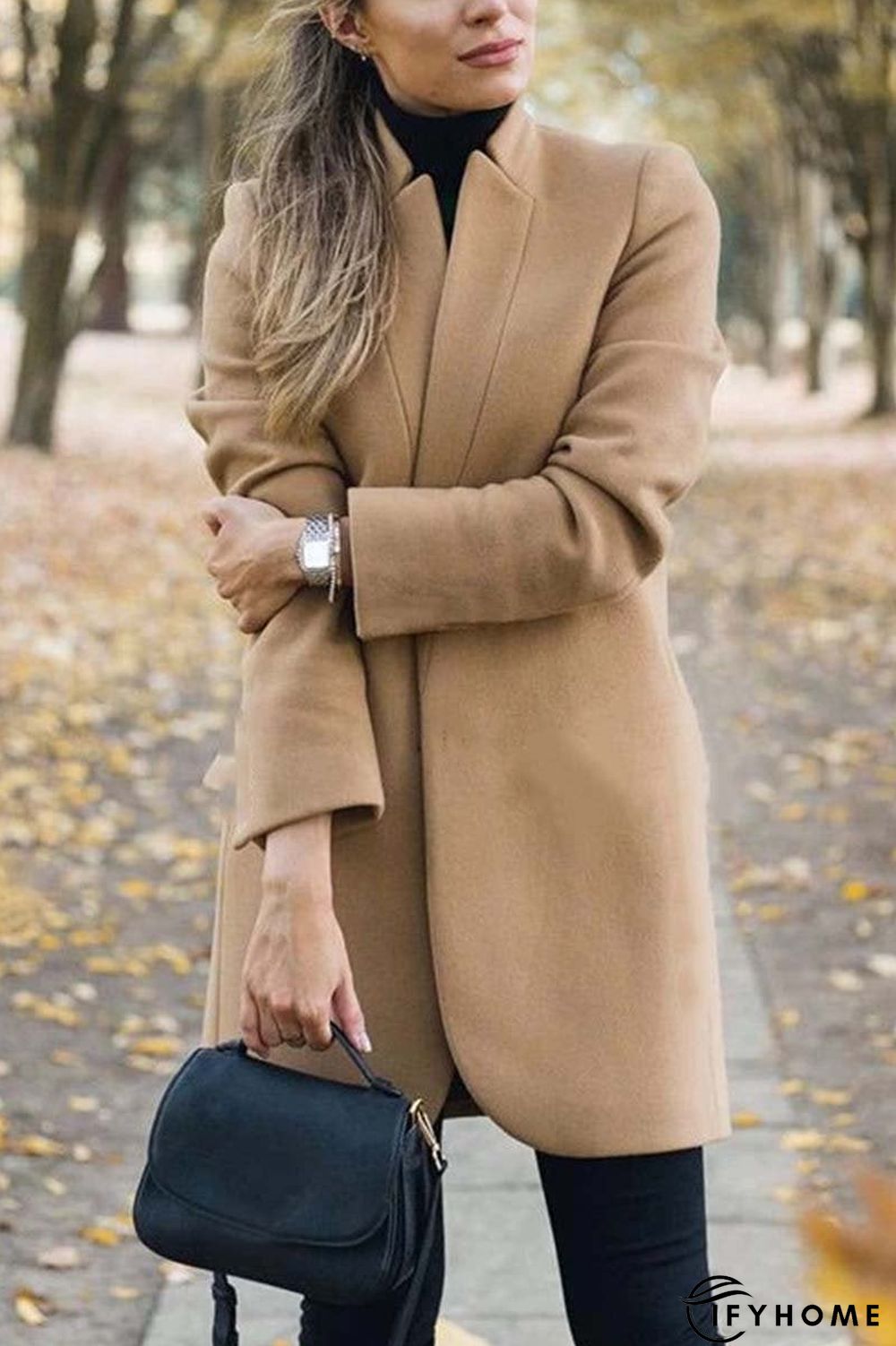 Stand-up Collar Elegant Coat (7 Colors) | IFYHOME