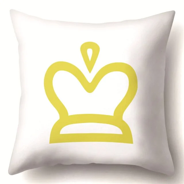 Linen Pillow Case - Nordic Style Abstract Geometric Animal