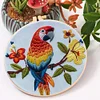 Flower Parrot-Embroidery Kit