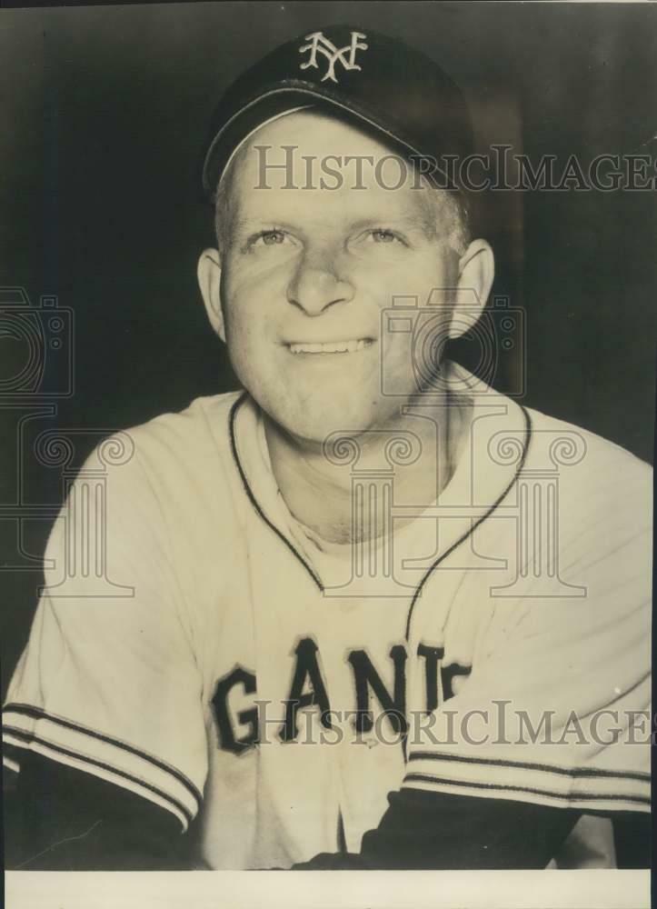 Press Photo Poster painting New York Giants Baseball Player Whitey Lockman - sax09130