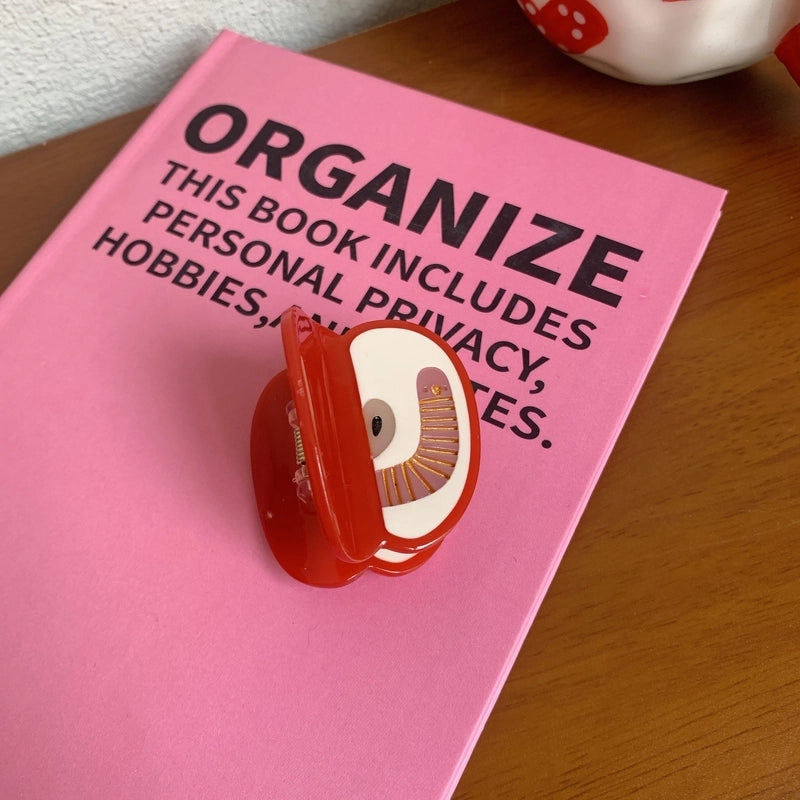 Cute Women’s 1605 Coffee Fruit Strawberry Acetic Acid Sheets Hair Claws