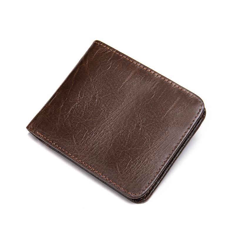 Anti-Theft RFID Blocking Vintage Cash Cards Wallets For Men