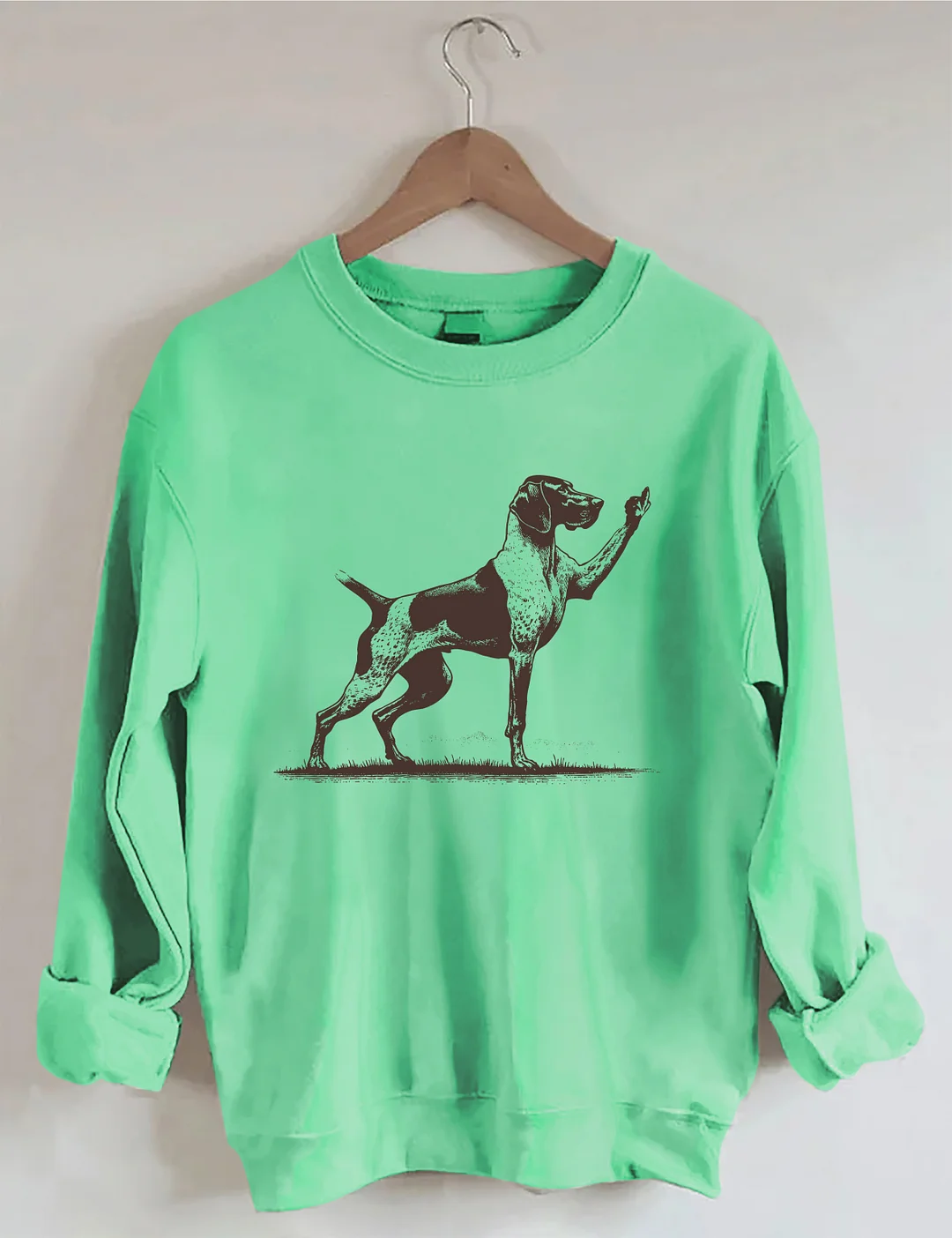 Rude Pointer Dog German Shorthair Dog Sweatshirt
