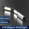 XPE COB LED Work Light Rechargeable Handheld Flashlight Magnetic Inspection Lamp