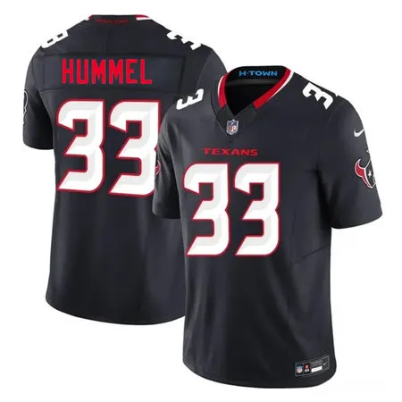 Youth Houston Texans #33 Jake Hummel Navy 2026 NFL Draft Vapor F.U.S.E. Limited Jersey