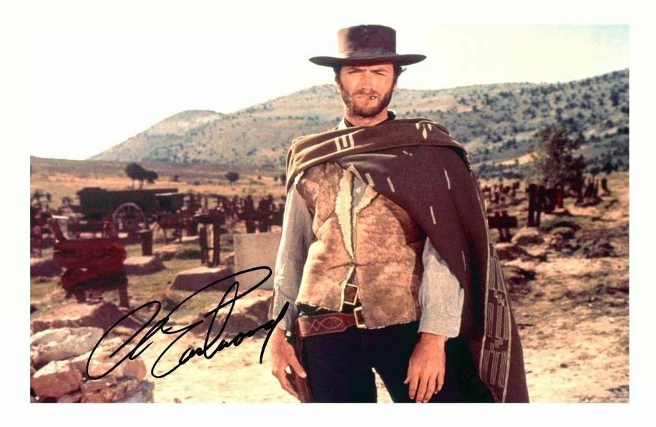 CLINT EASTWOOD AUTOGRAPH SIGNED Photo Poster painting POSTER