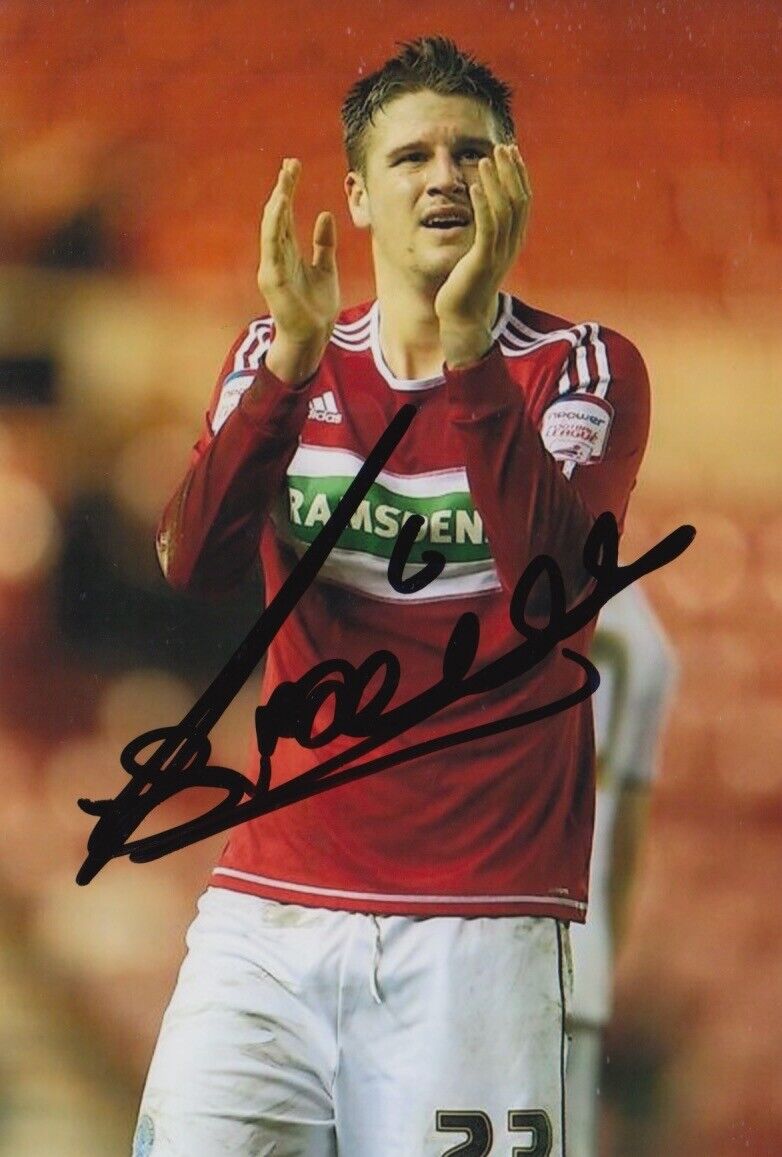 SONNY BRADLEY HAND SIGNED 6X4 Photo Poster painting MIDDLESBROUGH FOOTBALL AUTOGRAPH 1