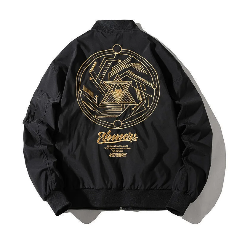 Baseball uniform casual couple jacket oversize hip-hop jacket