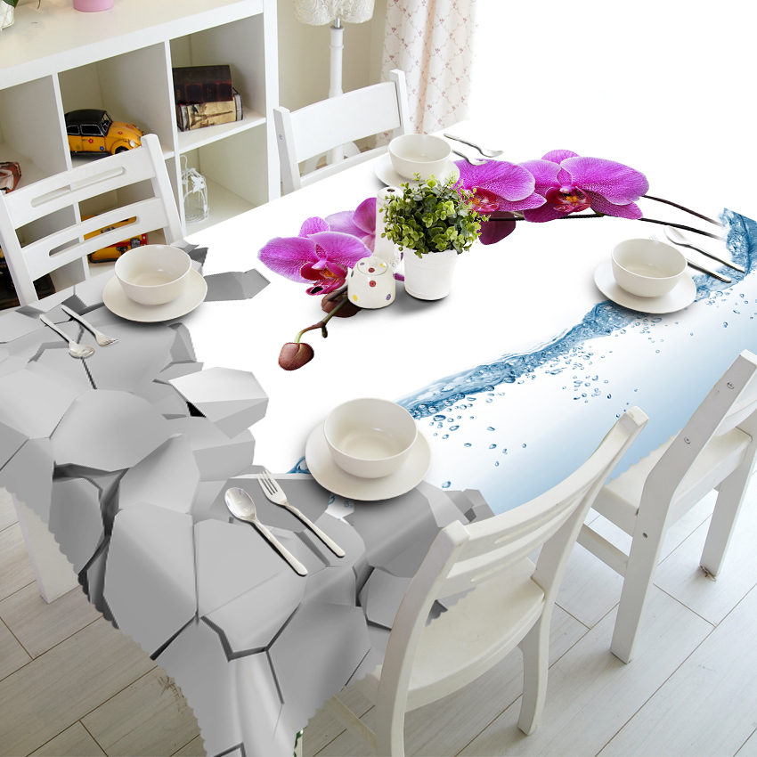 

Pea Blossom - 3D Tablecloth, 140*210cm, 501 Original
