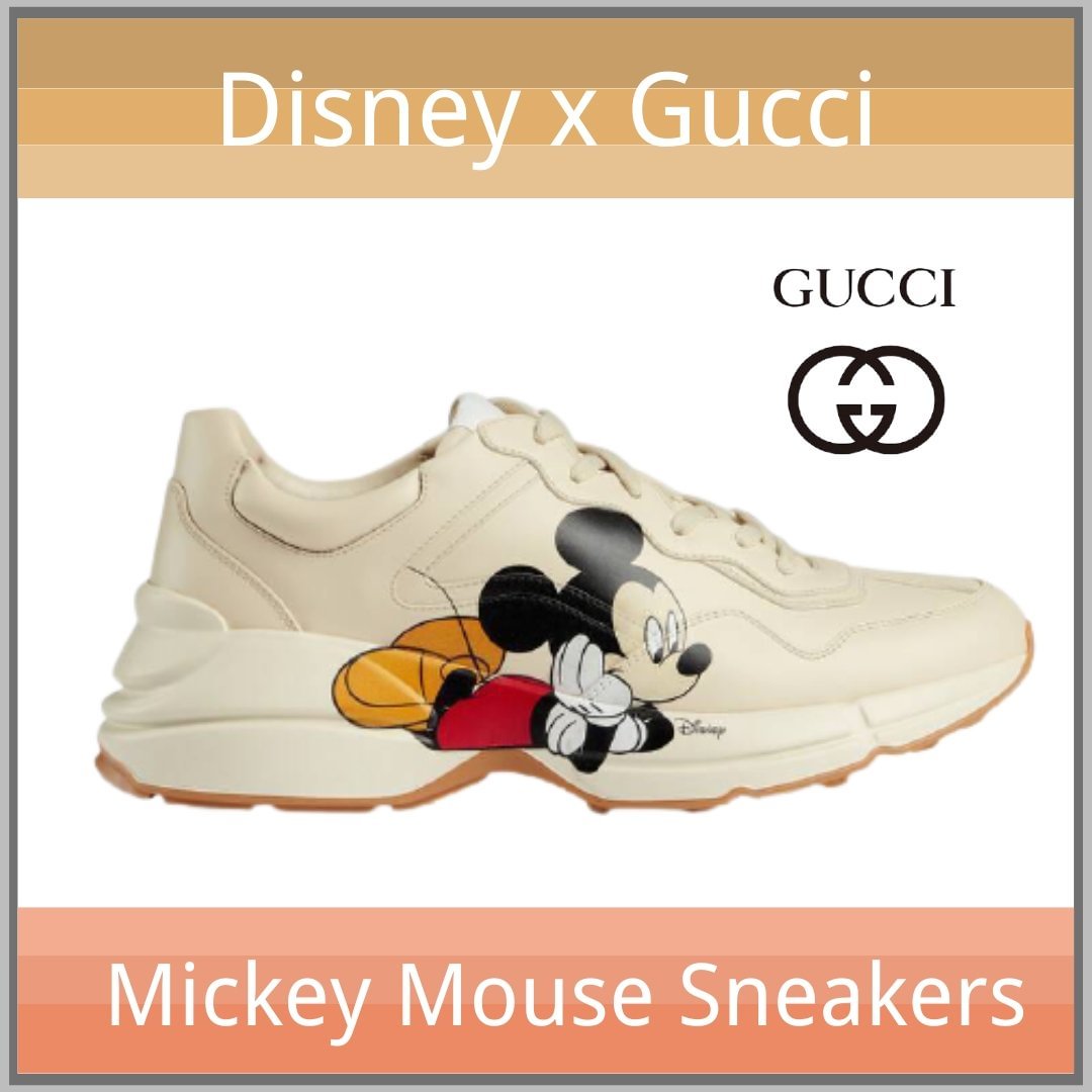 Gucci ディズニーコラボ ミッキーが可愛いダッドスニーカー Gucci ディズニーコラボ ミッキーが可愛いダッドスニーカー