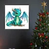 >SALE<5D DIY Full Round Drill Diamond Painting Young Dragon Kit Home Decor 30x30cm