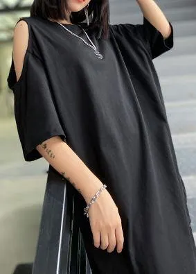 Women o neck patchwork tulle clothes For Women Fabrics black off the shoulder Dress