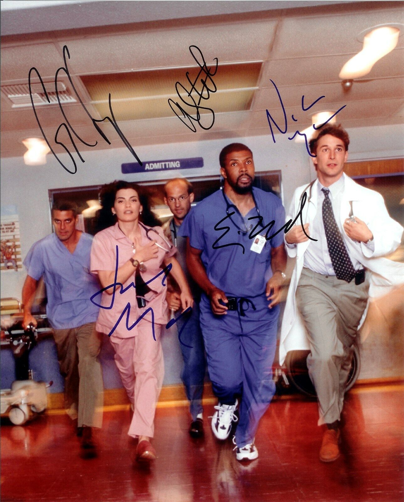 ER - CAST SIGNED Autographed Signed 8x10 Reprint Photo Poster painting !!